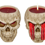Skull Candle Weeping Tears Of Blood